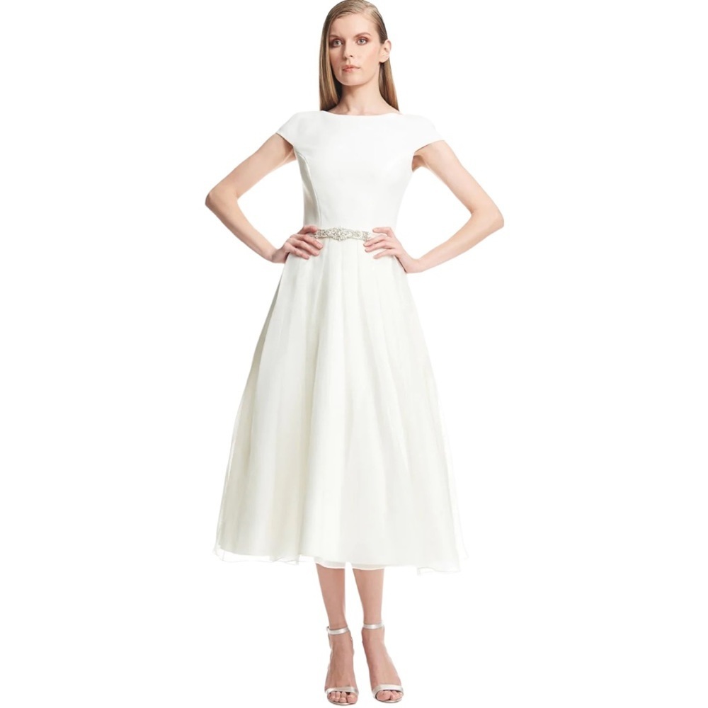 New (Un-Altered) Theia Wedding Dress 882577 Tea-Length